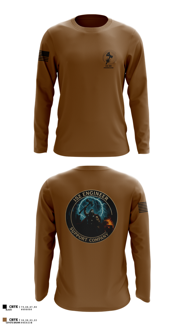Long Sleeve Performance Shirt, 152 ESC, , Teamtime, Team time, sublimation, custom sports apparel, team uniforms, spirit wear, spiritwear, sports uniforms, custom shirts, team store, custom team store, fundraiser sports, apparel fundraiser