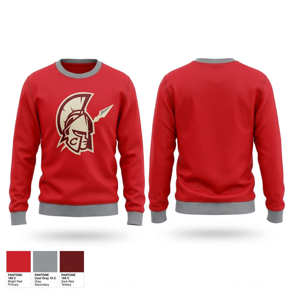 Crew Neck Sweatshirt, Warriors, , Teamtime, Team time, sublimation, custom sports apparel, team uniforms, spirit wear, spiritwear, sports uniforms, custom shirts, team store, custom team store, fundraiser sports, apparel fundraiser