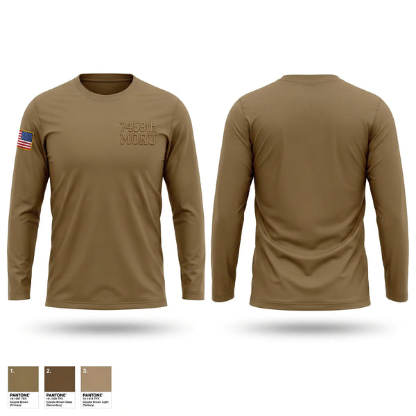 Long Sleeve Performance Shirt, 7458th MORU, Army, Teamtime, Team time, sublimation, custom sports apparel, team uniforms, spirit wear, spiritwear, sports uniforms, custom shirts, team store, custom team store, fundraiser sports, apparel fundraiser