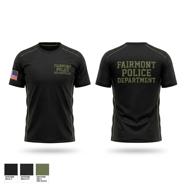 Short Sleeve Performance Shirt, Fairmont Police Department, Police, Teamtime, Team time, sublimation, custom sports apparel, team uniforms, spirit wear, spiritwear, sports uniforms, custom shirts, team store, custom team store, fundraiser sports, apparel fundraiser