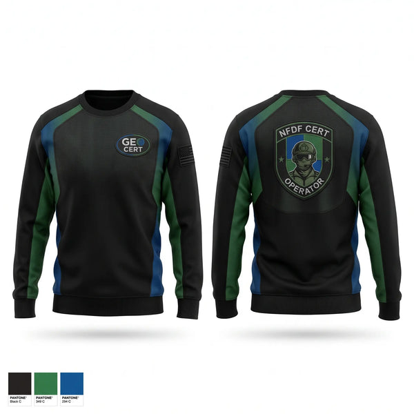 Crew Neck Sweatshirt, GEO, Police, Teamtime, Team time, sublimation, custom sports apparel, team uniforms, spirit wear, spiritwear, sports uniforms, custom shirts, team store, custom team store, fundraiser sports, apparel fundraiser