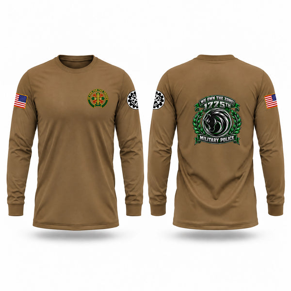 Long Sleeve Performance Shirt, 1775th MP Co, National Guard, Teamtime, Team time, sublimation, custom sports apparel, team uniforms, spirit wear, spiritwear, sports uniforms, custom shirts, team store, custom team store, fundraiser sports, apparel fundraiser