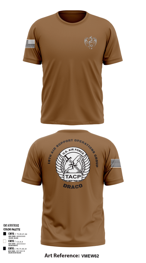 Short Sleeve Performance Shirt, 18th Air Support Operations Group, Air Force, Teamtime, Team time, sublimation, custom sports apparel, team uniforms, spirit wear, spiritwear, sports uniforms, custom shirts, team store, custom team store, fundraiser sports, apparel fundraiser