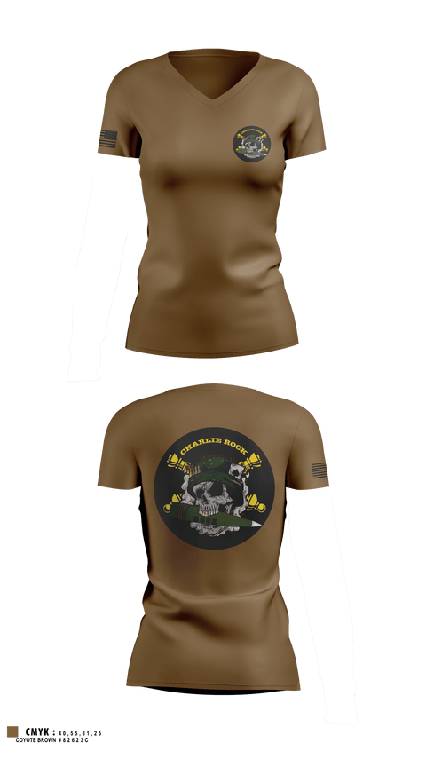 Women's Short Sleeve Vneck Shirt, Charlie rock, Army, Teamtime, Team time, sublimation, custom sports apparel, team uniforms, spirit wear, spiritwear, sports uniforms, custom shirts, team store, custom team store, fundraiser sports, apparel fundraiser