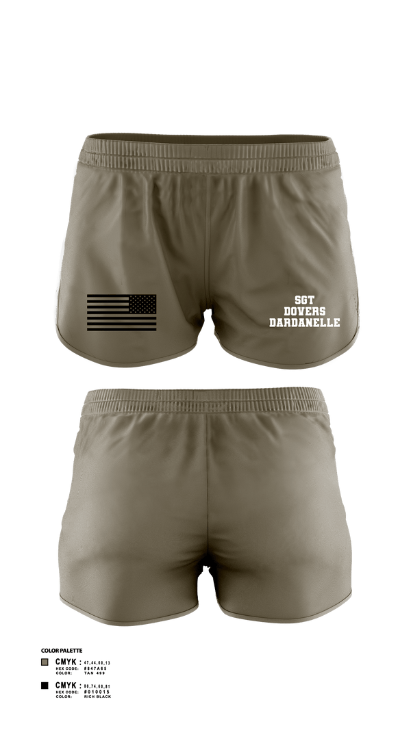 Women's Shorts, B CO 2nd PLT, National Guard, Teamtime, Team time, sublimation, custom sports apparel, team uniforms, spirit wear, spiritwear, sports uniforms, custom shirts, team store, custom team store, fundraiser sports, apparel fundraiser