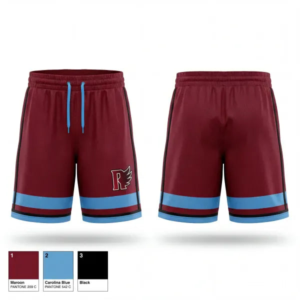 Athletic Shorts With Pockets, Raleigh Blackhawks, Baseball, Teamtime, Team time, sublimation, custom sports apparel, team uniforms, spirit wear, spiritwear, sports uniforms, custom shirts, team store, custom team store, fundraiser sports, apparel fundraiser