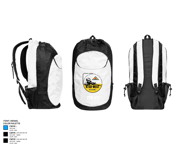 Gear Bag, 7TH ATC, Army, Teamtime, Team time, sublimation, custom sports apparel, team uniforms, spirit wear, spiritwear, sports uniforms, custom shirts, team store, custom team store, fundraiser sports, apparel fundraiser