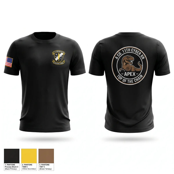 Short Sleeve Performance Shirt, A Co. 11th Cyber Warfare BN, Army, Teamtime, Team time, sublimation, custom sports apparel, team uniforms, spirit wear, spiritwear, sports uniforms, custom shirts, team store, custom team store, fundraiser sports, apparel fundraiser