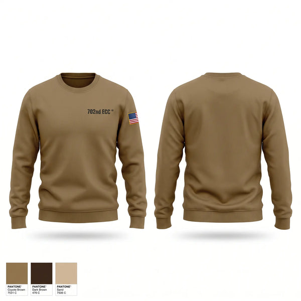 Crew Neck Sweatshirt, 702nd ECC, Army, Teamtime, Team time, sublimation, custom sports apparel, team uniforms, spirit wear, spiritwear, sports uniforms, custom shirts, team store, custom team store, fundraiser sports, apparel fundraiser