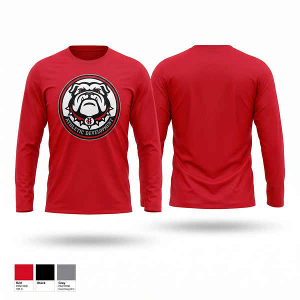 Long Sleeve Performance Shirt, Hickman County Bulldogs, , Teamtime, Team time, sublimation, custom sports apparel, team uniforms, spirit wear, spiritwear, sports uniforms, custom shirts, team store, custom team store, fundraiser sports, apparel fundraiser