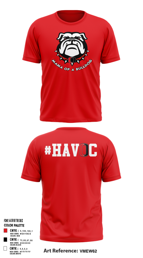 Short Sleeve Performance Shirt, Odessa R-VII Bulldogs Football, , Teamtime, Team time, sublimation, custom sports apparel, team uniforms, spirit wear, spiritwear, sports uniforms, custom shirts, team store, custom team store, fundraiser sports, apparel fundraiser