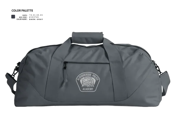 Duffle Bag, Academy- Basic Unit, Police, Teamtime, Team time, sublimation, custom sports apparel, team uniforms, spirit wear, spiritwear, sports uniforms, custom shirts, team store, custom team store, fundraiser sports, apparel fundraiser