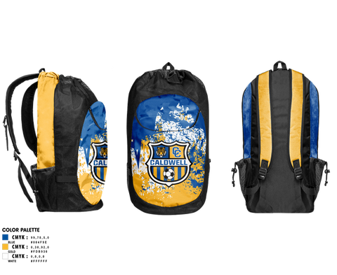 Gear Bag, Caldwell County Soccer, Men's Soccer, Teamtime, Team time, sublimation, custom sports apparel, team uniforms, spirit wear, spiritwear, sports uniforms, custom shirts, team store, custom team store, fundraiser sports, apparel fundraiser