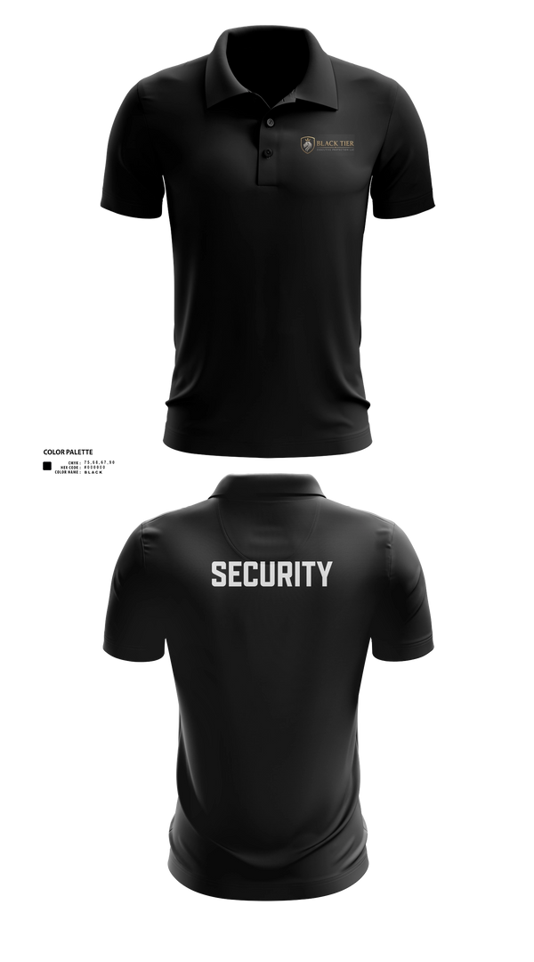 Short Sleeve Performance Polo, Black Tier Executive Protection, , Teamtime, Team time, sublimation, custom sports apparel, team uniforms, spirit wear, spiritwear, sports uniforms, custom shirts, team store, custom team store, fundraiser sports, apparel fundraiser