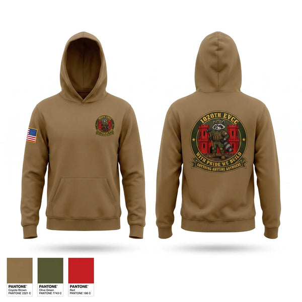 Hoodie, 1020th EVCC, Army, Teamtime, Team time, sublimation, custom sports apparel, team uniforms, spirit wear, spiritwear, sports uniforms, custom shirts, team store, custom team store, fundraiser sports, apparel fundraiser