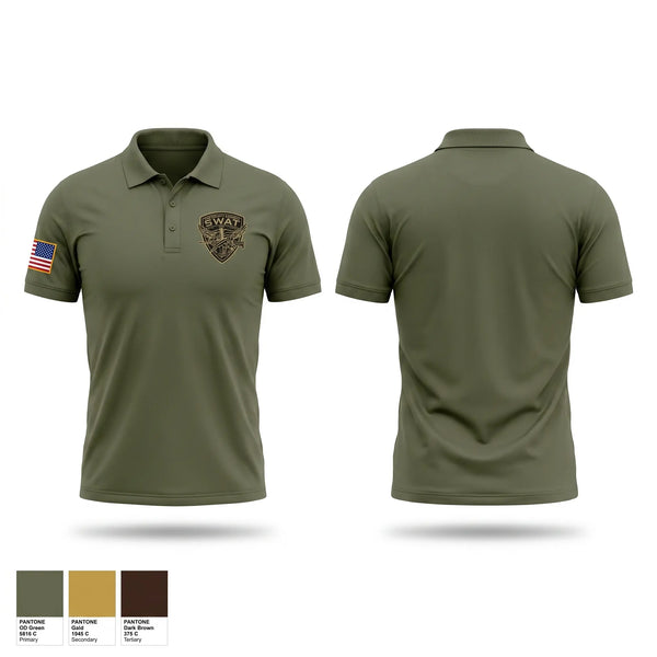 Short Sleeve Performance Polo, Lee county swat, Police, Teamtime, Team time, sublimation, custom sports apparel, team uniforms, spirit wear, spiritwear, sports uniforms, custom shirts, team store, custom team store, fundraiser sports, apparel fundraiser