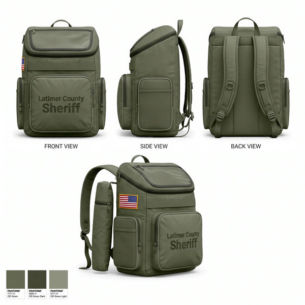 Gear Bag, Latimer County Sheriff, Police, Teamtime, Team time, sublimation, custom sports apparel, team uniforms, spirit wear, spiritwear, sports uniforms, custom shirts, team store, custom team store, fundraiser sports, apparel fundraiser