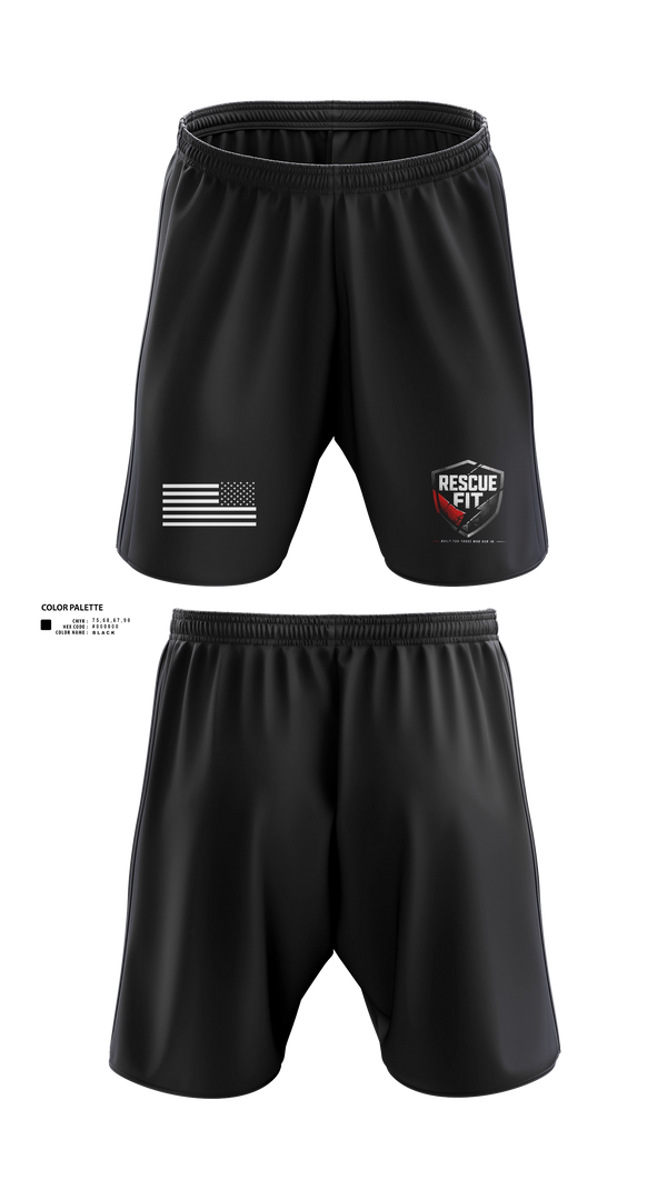 Athletic Shorts With Pockets, Rescue FitRescue Fit, Fire Department, Teamtime, Team time, sublimation, custom sports apparel, team uniforms, spirit wear, spiritwear, sports uniforms, custom shirts, team store, custom team store, fundraiser sports, apparel fundraiser