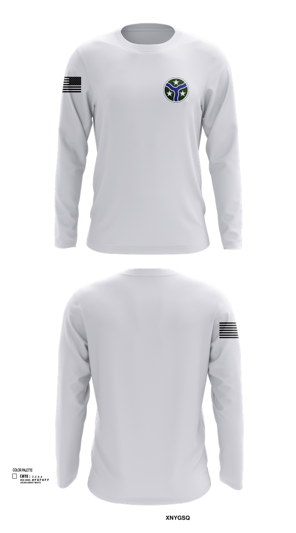 Long Sleeve Performance Shirt, 278th Armored Cavalry Regiment, National Guard, Teamtime, Team time, sublimation, custom sports apparel, team uniforms, spirit wear, spiritwear, sports uniforms, custom shirts, team store, custom team store, fundraiser sports, apparel fundraiser