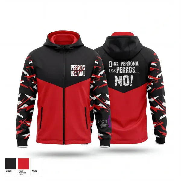 Windbreaker, PERROS DEL MAL, Men's Soccer, Teamtime, Team time, sublimation, custom sports apparel, team uniforms, spirit wear, spiritwear, sports uniforms, custom shirts, team store, custom team store, fundraiser sports, apparel fundraiser