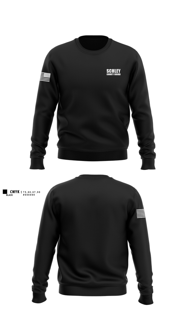 Crew Neck Sweatshirt, Schley county guard, , Teamtime, Team time, sublimation, custom sports apparel, team uniforms, spirit wear, spiritwear, sports uniforms, custom shirts, team store, custom team store, fundraiser sports, apparel fundraiser