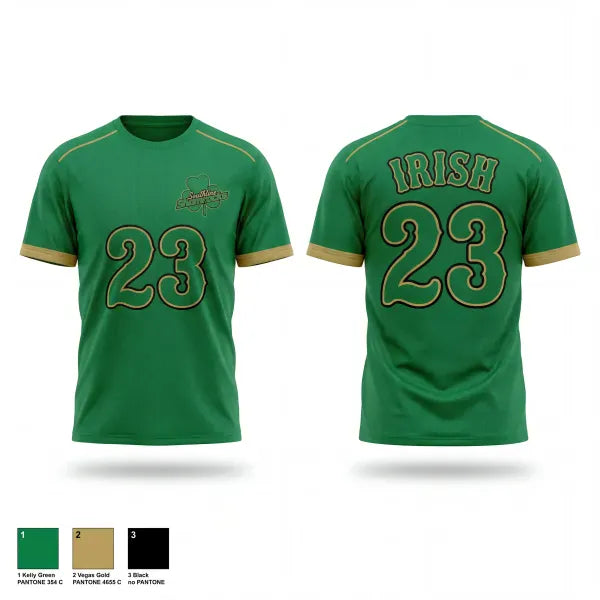 Old School Cotton Feel Shirt, 11U Southline Shamrocks, Baseball, Teamtime, Team time, sublimation, custom sports apparel, team uniforms, spirit wear, spiritwear, sports uniforms, custom shirts, team store, custom team store, fundraiser sports, apparel fundraiser