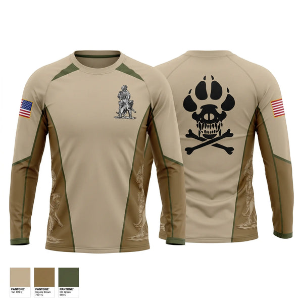 Long Sleeve Performance Shirt, 39 SFS K9, Air Force, Teamtime, Team time, sublimation, custom sports apparel, team uniforms, spirit wear, spiritwear, sports uniforms, custom shirts, team store, custom team store, fundraiser sports, apparel fundraiser