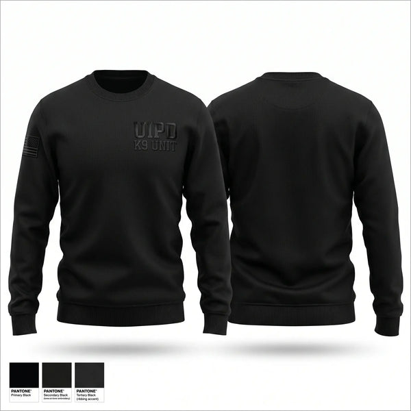 Crew Neck Sweatshirt, UIPD K9 UNIT, Police, Teamtime, Team time, sublimation, custom sports apparel, team uniforms, spirit wear, spiritwear, sports uniforms, custom shirts, team store, custom team store, fundraiser sports, apparel fundraiser