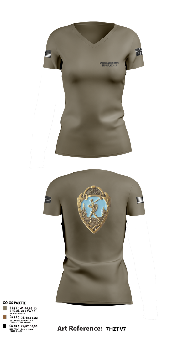 Womens Long Sleeve Vneck Shirt, 1-1 Attack Battalion, HHC, S2, Army, Teamtime, Team time, sublimation, custom sports apparel, team uniforms, spirit wear, spiritwear, sports uniforms, custom shirts, team store, custom team store, fundraiser sports, apparel fundraiser