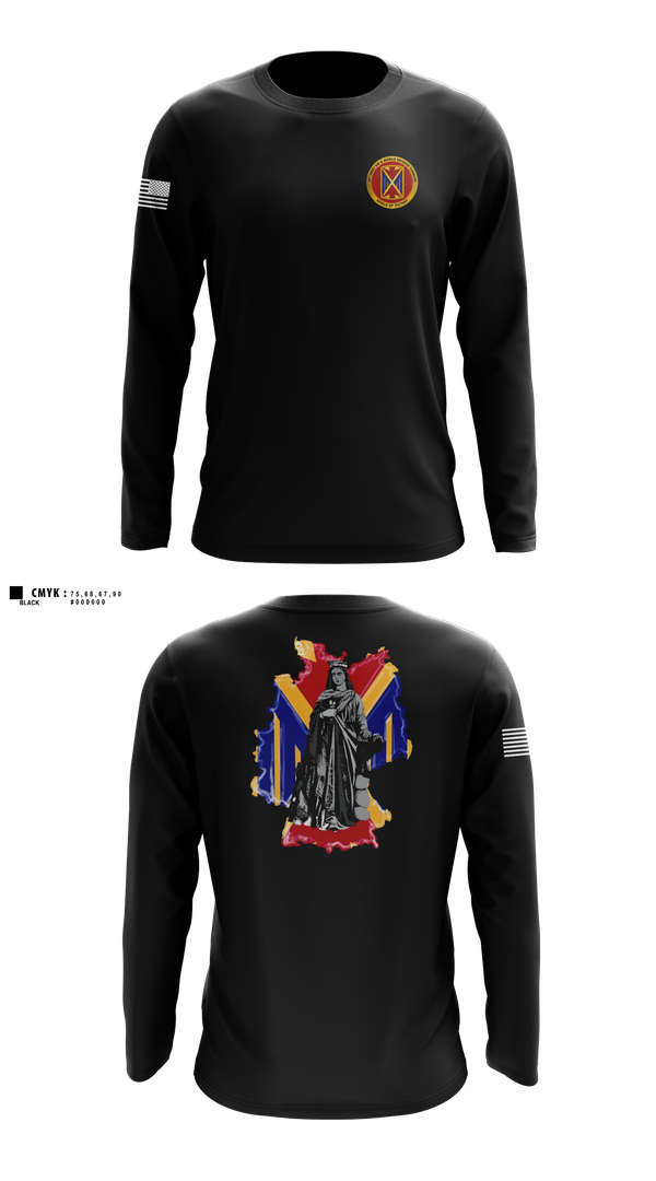 Long Sleeve Performance Shirt, 10th AAMDC, Army, Teamtime, Team time, sublimation, custom sports apparel, team uniforms, spirit wear, spiritwear, sports uniforms, custom shirts, team store, custom team store, fundraiser sports, apparel fundraiser
