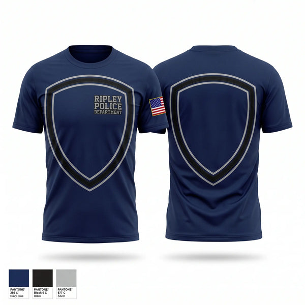 Short Sleeve Performance Shirt, ripley poice department, Police, Teamtime, Team time, sublimation, custom sports apparel, team uniforms, spirit wear, spiritwear, sports uniforms, custom shirts, team store, custom team store, fundraiser sports, apparel fundraiser