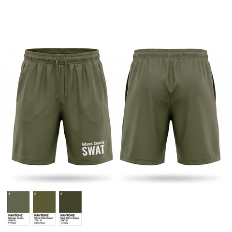 Athletic Shorts With Pockets, Adams County SWAT, Police, Teamtime, Team time, sublimation, custom sports apparel, team uniforms, spirit wear, spiritwear, sports uniforms, custom shirts, team store, custom team store, fundraiser sports, apparel fundraiser