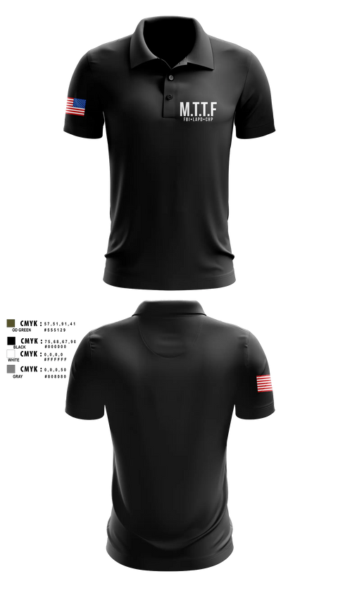Long Sleeve Performance Polo, Major Theft Task Force, Police, Teamtime, Team time, sublimation, custom sports apparel, team uniforms, spirit wear, spiritwear, sports uniforms, custom shirts, team store, custom team store, fundraiser sports, apparel fundraiser