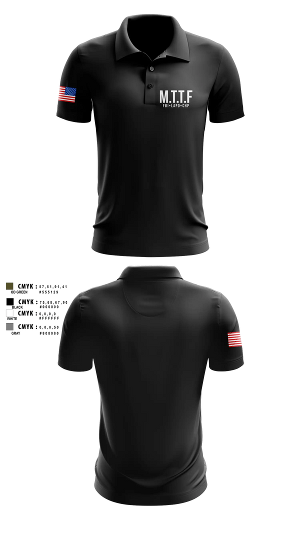 Long Sleeve Performance Polo, Major Theft Task Force, Police, Teamtime, Team time, sublimation, custom sports apparel, team uniforms, spirit wear, spiritwear, sports uniforms, custom shirts, team store, custom team store, fundraiser sports, apparel fundraiser