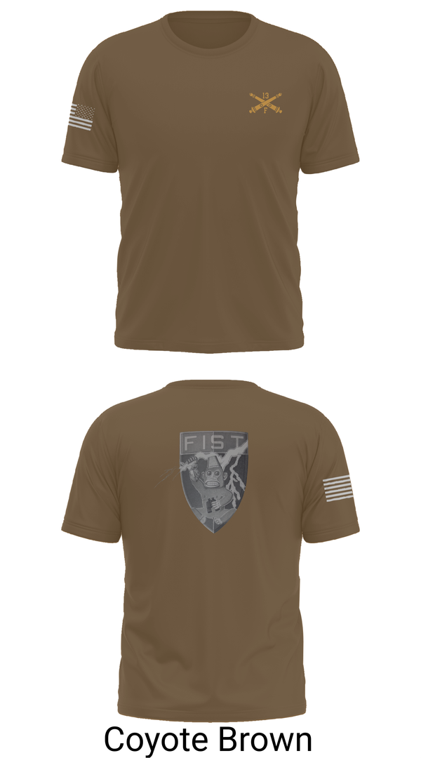Old School Cotton Feel Shirt, HHB 113th FA / FIST, , Teamtime, Team time, sublimation, custom sports apparel, team uniforms, spirit wear, spiritwear, sports uniforms, custom shirts, team store, custom team store, fundraiser sports, apparel fundraiser