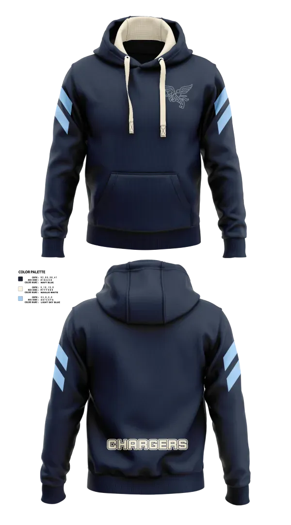 Hoodie, Ansonia Chargers, Track & Field, Teamtime, Team time, sublimation, custom sports apparel, team uniforms, spirit wear, spiritwear, sports uniforms, custom shirts, team store, custom team store, fundraiser sports, apparel fundraiser