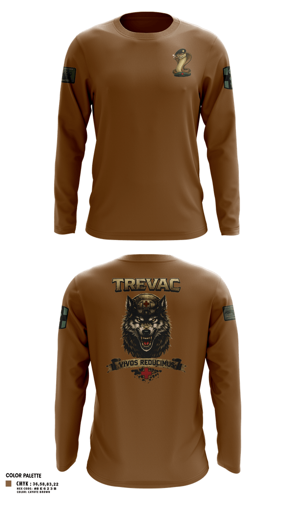 Long Sleeve Performance Shirt, 566th MCAS TREVAC, Army, Teamtime, Team time, sublimation, custom sports apparel, team uniforms, spirit wear, spiritwear, sports uniforms, custom shirts, team store, custom team store, fundraiser sports, apparel fundraiser