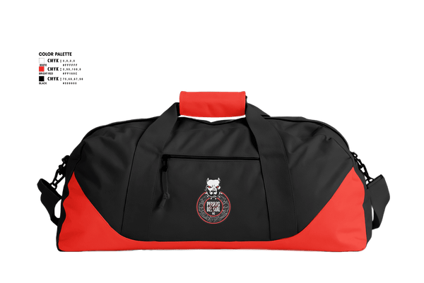 Duffle Bag, PERROS DEL MAL FC, Men's Soccer, Teamtime, Team time, sublimation, custom sports apparel, team uniforms, spirit wear, spiritwear, sports uniforms, custom shirts, team store, custom team store, fundraiser sports, apparel fundraiser