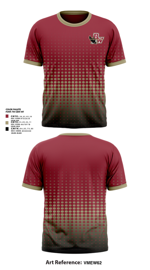 Short Sleeve Performance Shirt, Bishop Watterson Color Guard, Spirit Store, Teamtime, Team time, sublimation, custom sports apparel, team uniforms, spirit wear, spiritwear, sports uniforms, custom shirts, team store, custom team store, fundraiser sports, apparel fundraiser