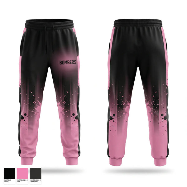 Sweatpants, BOMBERS, Baseball, Teamtime, Team time, sublimation, custom sports apparel, team uniforms, spirit wear, spiritwear, sports uniforms, custom shirts, team store, custom team store, fundraiser sports, apparel fundraiser