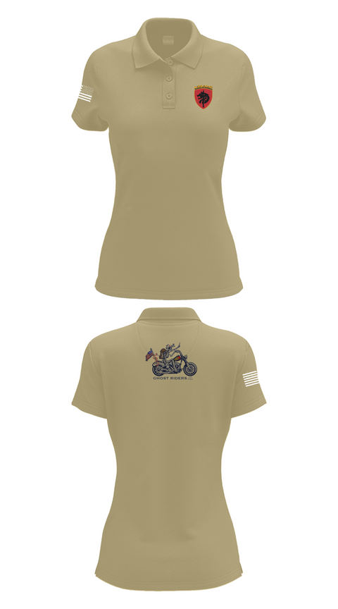 Womens Short Sleeve Performance Polo, 124th FRSD, , Teamtime, Team time, sublimation, custom sports apparel, team uniforms, spirit wear, spiritwear, sports uniforms, custom shirts, team store, custom team store, fundraiser sports, apparel fundraiser