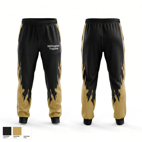 Sweatpants, Millington Trojans, Wrestling, Teamtime, Team time, sublimation, custom sports apparel, team uniforms, spirit wear, spiritwear, sports uniforms, custom shirts, team store, custom team store, fundraiser sports, apparel fundraiser