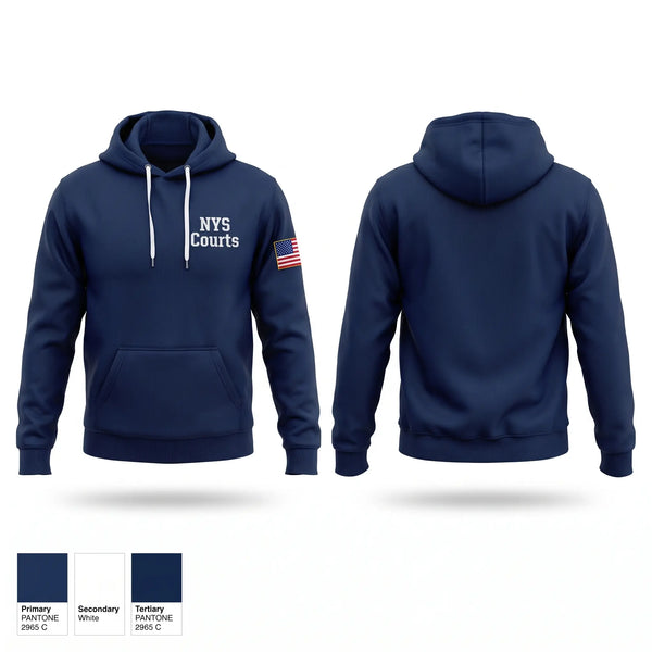 Hoodie, NYS Courts, Police, Teamtime, Team time, sublimation, custom sports apparel, team uniforms, spirit wear, spiritwear, sports uniforms, custom shirts, team store, custom team store, fundraiser sports, apparel fundraiser