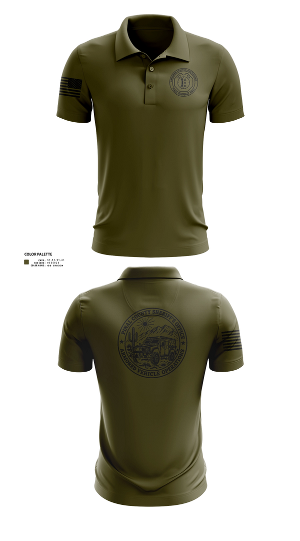 Short Sleeve Performance Polo, PCSO AVO, Police, Teamtime, Team time, sublimation, custom sports apparel, team uniforms, spirit wear, spiritwear, sports uniforms, custom shirts, team store, custom team store, fundraiser sports, apparel fundraiser