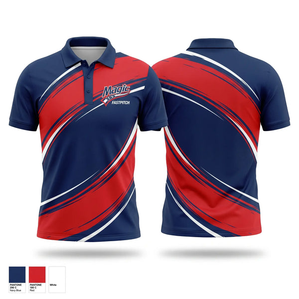Short Sleeve Performance Polo, SGS Magic 13u - Baney, Softball, Teamtime, Team time, sublimation, custom sports apparel, team uniforms, spirit wear, spiritwear, sports uniforms, custom shirts, team store, custom team store, fundraiser sports, apparel fundraiser
