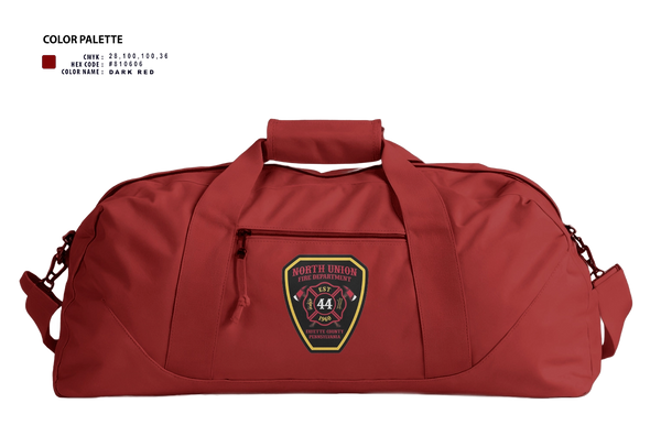 Duffle Bag, North Union TWP VFD, Fire Department, Teamtime, Team time, sublimation, custom sports apparel, team uniforms, spirit wear, spiritwear, sports uniforms, custom shirts, team store, custom team store, fundraiser sports, apparel fundraiser