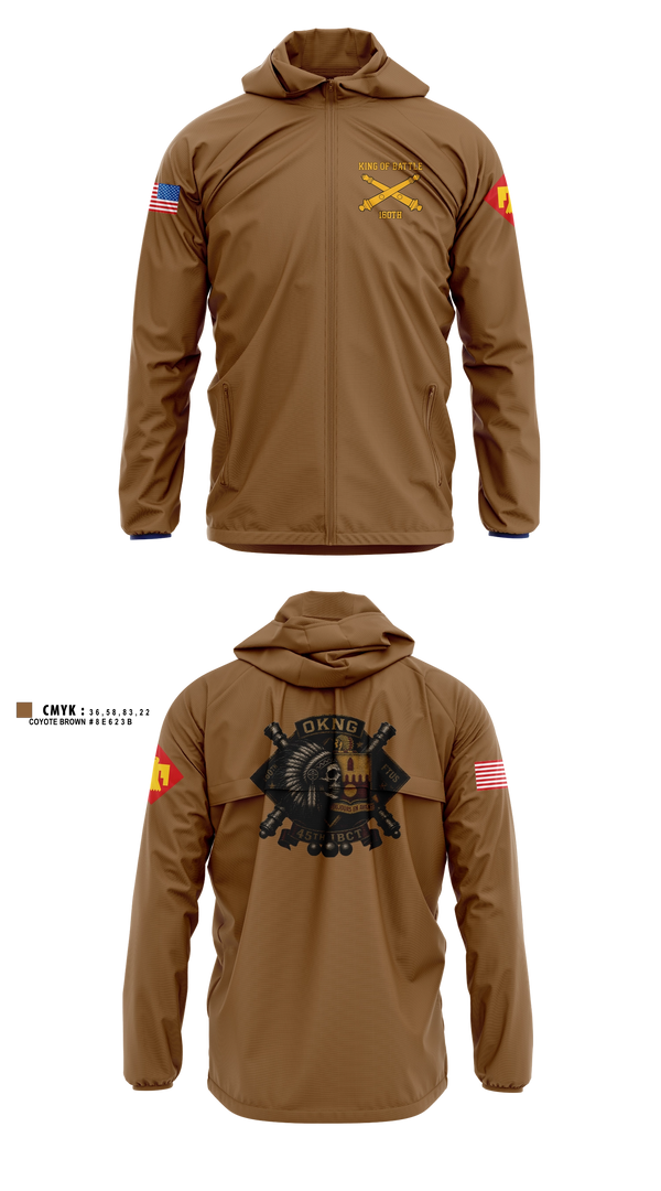 Windbreaker, 160th FTUS AGR, National Guard, Teamtime, Team time, sublimation, custom sports apparel, team uniforms, spirit wear, spiritwear, sports uniforms, custom shirts, team store, custom team store, fundraiser sports, apparel fundraiser
