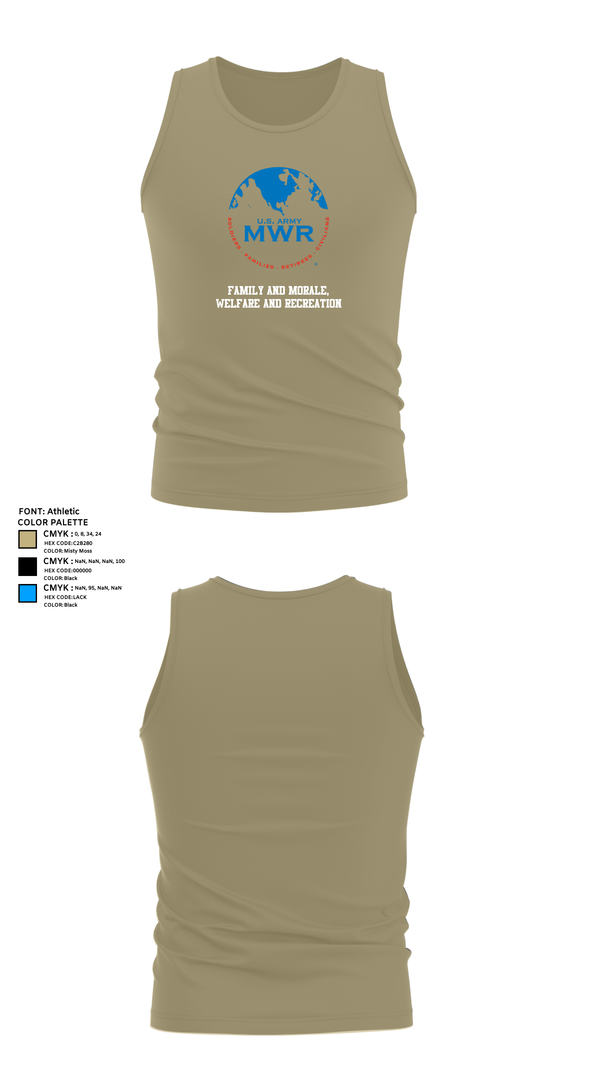 Tank Top, FAMILY AND MORALE, WELFARE AND RECREATION, , Teamtime, Team time, sublimation, custom sports apparel, team uniforms, spirit wear, spiritwear, sports uniforms, custom shirts, team store, custom team store, fundraiser sports, apparel fundraiser