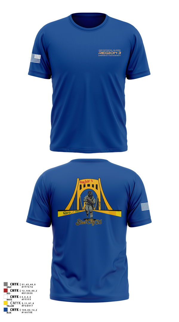 Short Sleeve Performance Shirt, 171st Emergency Management Flight, , Teamtime, Team time, sublimation, custom sports apparel, team uniforms, spirit wear, spiritwear, sports uniforms, custom shirts, team store, custom team store, fundraiser sports, apparel fundraiser