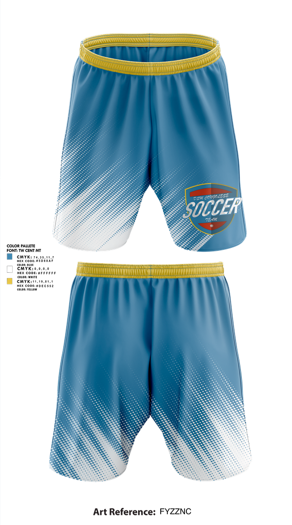 Athletic Shorts With Pockets, Des Moines Congolese Soccer Team, Men's Soccer, Teamtime, Team time, sublimation, custom sports apparel, team uniforms, spirit wear, spiritwear, sports uniforms, custom shirts, team store, custom team store, fundraiser sports, apparel fundraiser